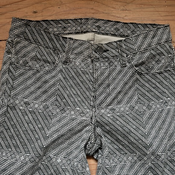 J Brand Pre-Owned Jeans 25 black white and blue pattern - Picture 3 of 6